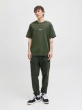 T-shirt manica corta Jack & Jones - verde militare - 4