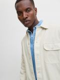 Camicia manica lunga casual Jack & Jones - panna - 2