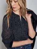Camicia manica lunga Street One - blu bianco - 1