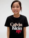 T-shirt manica corta Calvin Klein - black - 0