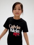 T-shirt manica corta Calvin Klein - black - 2
