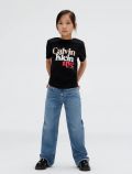 T-shirt manica corta Calvin Klein - black - 3