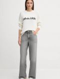 Pullover manica lunga Calvin Klein - bianco - 2
