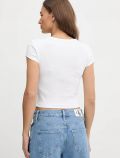 T-shirt manica corta Calvin Klein - bianco - 3
