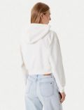Maglia in felpa aperta Tommy Jeans - bianco - 4