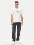 T-shirt manica corta Calvin Klein - white - 2