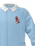 Grembiule asilo Siggi - bianco azzurro - 1