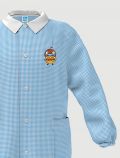 Grembiule asilo Siggi - bianco azzurro - 1