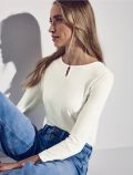Maglia manica lunga Street One - bianco - 3