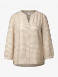 Camicia manica lunga Street One - beige bianco - 6
