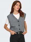 Pullover senza maniche Jdy - medium grey melange - 2