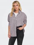 Camicia manica lunga Jdy - bianco bordeaux - 0