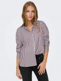 Camicia manica lunga Jdy - bianco marrone - 3