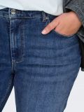 Jeans straight fit a vita media. chiu... - dark blu - 1