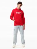 Maglia in felpa cappuccio Tommy Jeans - red - 2