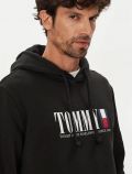 Maglia in felpa cappuccio Tommy Jeans - black - 1