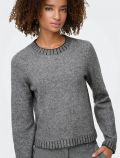 Pullover manica lunga Only - medium grey melange - 1