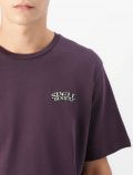 T-shirt manica corta Jack & Jones - prugna - 1