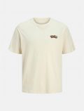 T-shirt manica corta Jack & Jones - antique white - 0
