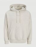 Maglia in felpa cappuccio Jack & Jones - white melange - 0