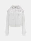 Felpa sportiva aperta Guess Sport - white - 4