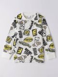 T-shirt manica lunga I Do - panna nero - 0