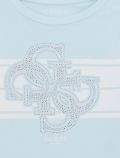 T-shirt manica corta Guess - celeste - 1