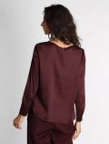 Camicia manica lunga Emme - bordeaux - 4