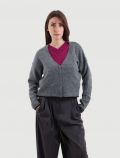 Cardigan Emme - grigio scuro - 0