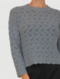 Pullover manica lunga Emme - azzurro - 1
