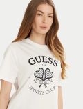 T-shirt manica corta sportiva Guess - white - 3