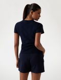 T-shirt manica corta sportiva Guess - oceano - 3
