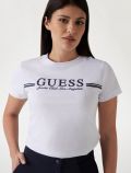 T-shirt manica corta sportiva Guess - white - 1