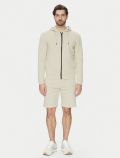 Felpa sportiva aperta Guess - milk - 3