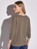 Maglia manica lunga Street One - brown stone - 4