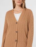 Cardigan curvy Persona Now - cammello - 1