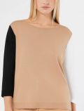Maglia manica lunga curvy Persona Now - cammello - 1