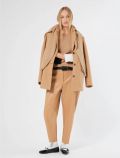 Maglia manica lunga curvy Persona Now - cammello - 2