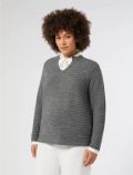 Maglia manica lunga curvy Persona Now - grigio argento - 0