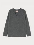 Maglia manica lunga curvy Persona Now - grigio argento - 3