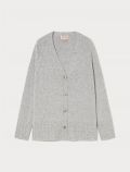 Cardigan curvy Persona Now - grigio melange - 3