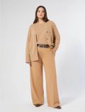 Pantalone curvy Persona Now - cammello - 3