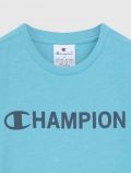 T-shirt manica corta sportiva Champion - azzurro - 1