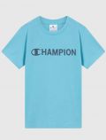 T-shirt manica corta sportiva Champion - azzurro - 3
