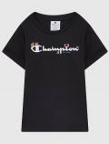 T-shirt manica corta sportiva Champion - nero - 3