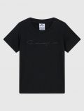 T-shirt manica corta sportiva Champion - nero - 4