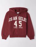 Maglia in felpa aperta I Do - bordeaux - 0