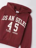 Maglia in felpa aperta I Do - bordeaux - 1