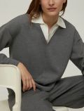 Maglia in felpa 24j By Pennyblack - grigio melange - 0
