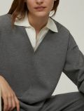 Maglia in felpa 24j By Pennyblack - grigio melange - 1